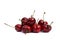 Cherry; objects on white background