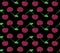 Cherry pattern seamless. Cherries background. Ornament of kids fabric