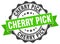 Cherry pick stamp. sign. seal