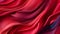 Cherry Red and Plum Fluid Color Waves Abstract Pattern
