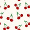 Cherry seamless pattern