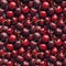 Cherry seamless pattern background. Realistic photographic style.