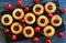 Cherry thumbprint cookies- traditional jam drops