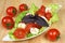 Cherry tomatoes salad