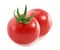 Cherry Tomatos isolated on white background