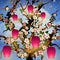 Cherry Tree Blossom and pink lanterns