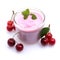 Cherry yogurt