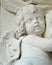 Cherub close up in Privy Passage at Frederiksborg Castle, Denmark 