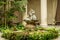 Cherub Fountain in Garden