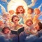 Cherubic Choir - Children singing angelic hymns