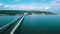 Chesapeake Bay Bridge, Aerial View, Maryland, Sandy Point State Park