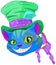 Cheshire Cat in Top Hat