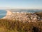 chesil beach from isle of portland beach view england summer lan