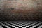 Chess background interior in a dark room and brick wall