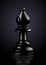 Chess Black Bishop - Vector