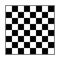 Chess board in black and white. Gameboard for leisure or sport game of chess. Vector illustration