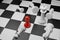 Chess board game, business competitive concept, copy space 3D