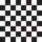 Chess board game or checker board seamless pattern in black and white.