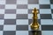 Chess board game,silver chess teame and gold chess team, soft to focus, ideas for business, leadership, teamwork and plan concept