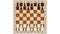 Chess combination mate in three moves. Children mat. Gambit. 2d animation.