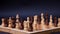 Chess, different chess pieces at random. The concept of a multinational working group,