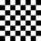 Chess or draught checker gameboard