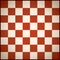 Chess field red