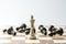 Chess figure, business concept strategy, leadership, team and success