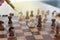Chess figure business game