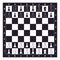 Chess on game board illustration. Ready for new round battle power logical mind strategic intellectual game black white