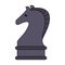 Chess game horse competition cartoon