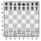 Chess game set