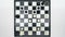 Chess game top view
