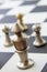 Chess game - view of playing pieces on chessboard