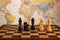 Chess games and strategizing in international affairs