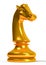 Chess , golden horse