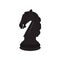 Chess horse figurine icon