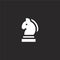 chess icon. Filled chess icon for website design and mobile, app development. chess icon from filled hobbies and freetime