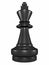 Chess king black down