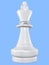 Chess king white down