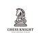 Chess knight logo, horse logo