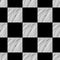 Chess monochrome seamless pattern. Hand drawn vector