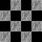 Chess monochrome seamless pattern. Hand drawn vector