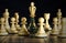 Chess: a pawn surrounded by strong powers