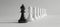 Chess pawns banner symbolizing challenge, critical decisions, and strategic moves