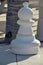 Chess piece for poolside games