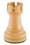 Chess piece - white rook