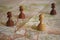 Chess Pieces on Map - Strategic Planning