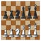 Chess Pieces on Wooden Chess Board