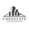 Chess real estate logo design template
